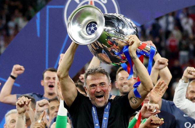 Champions League -Luis Enrique jubler: Større end sidste år