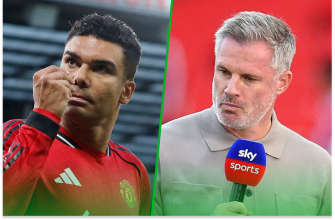 Premier League -Casemiro lukker munden på Carragher: Han var bitter