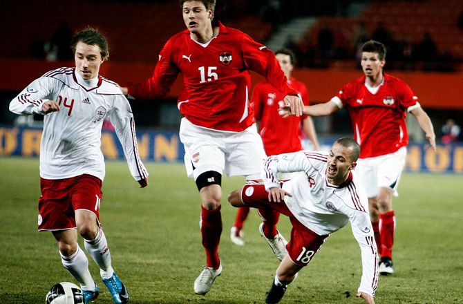 VM kval. UEFA -Lekic i selskab med Bendtner og Eriksen: Mit stolteste øjeblik
