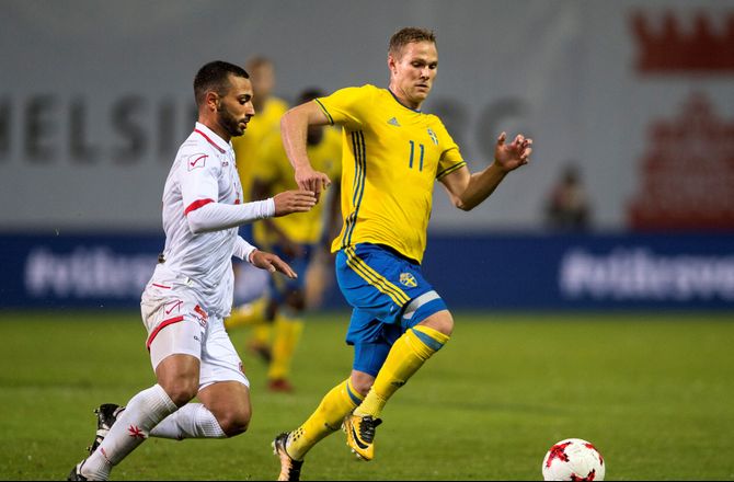 EM kval. U21  -Av, Sverige: U21-drengene blev maltrakteret med tenniscifre 