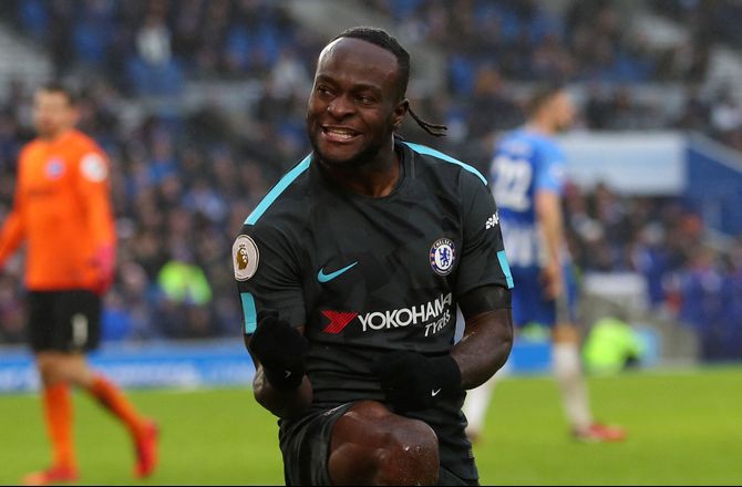 Premier League -Victor Moses rykker til Kasakhstan