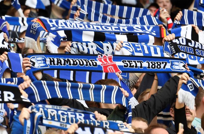 2. Bundesliga -HSV-spillere i stort skænderi efter misset sejr