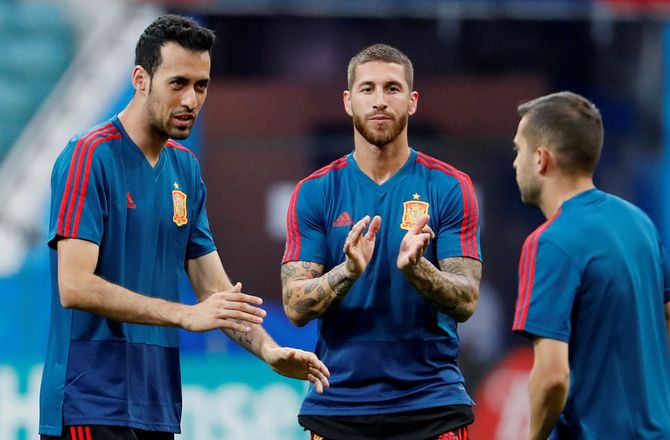 Major League Soccer -Ramos hylder Busquets: Du har altid skilt dig ud 