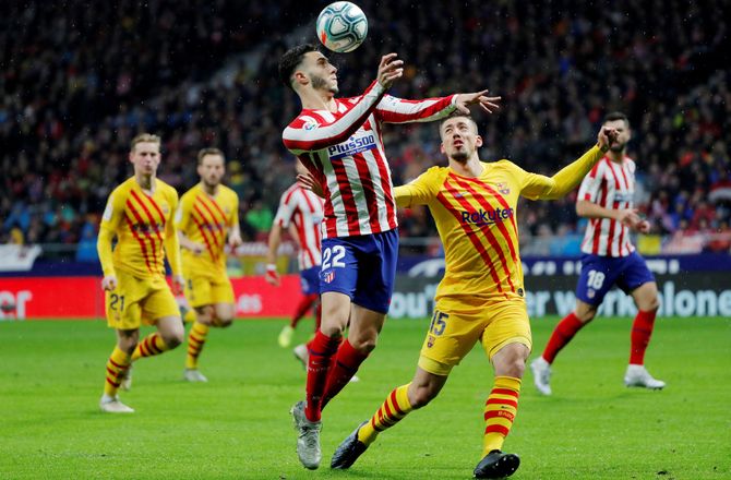 La Liga -Lenglet har pådraget sig to forstuvninger 