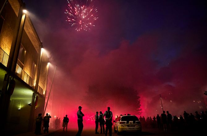 3F Superliga -Kan gå guld-amok: Politiet skruer op i Aarhus