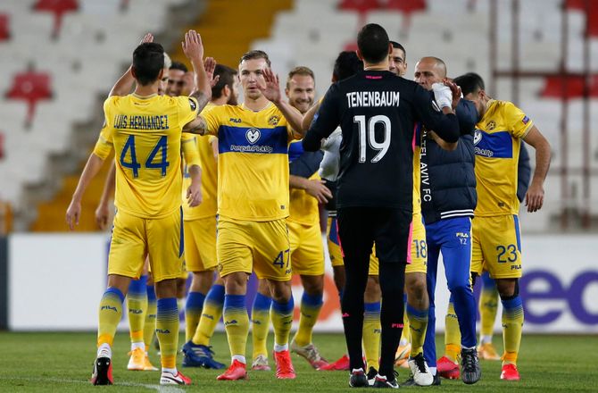 Europa League -UEFA udsætter to kampe grundet konflikten i Israel