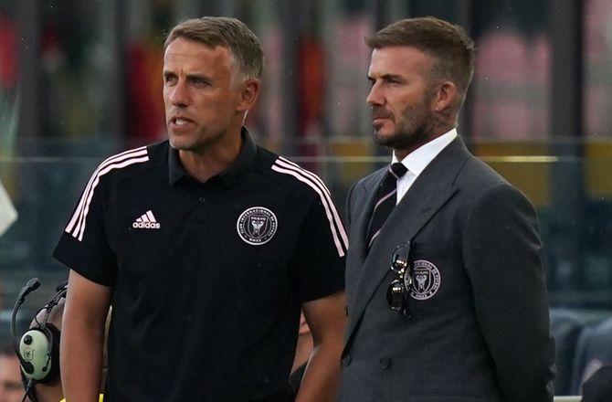 Major League Soccer -Beckham fyrede vennen Neville: Vidste det kunne ske