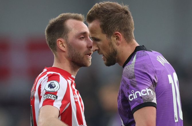 Danmark -Kane reagerer på Eriksen-kollaps: Et uhyggeligt øjeblik