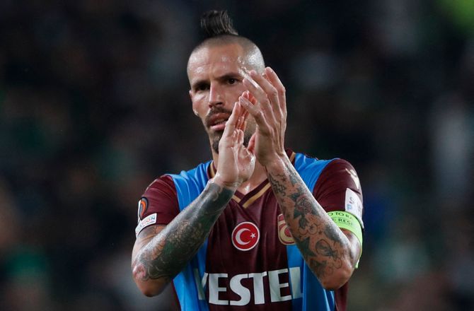 Super Lig -Marek Hamsik siger stop: Det har været en fantastisk rejse