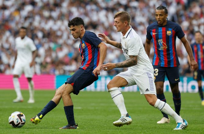Champions League -Kroos skamroser Pedri: Verdens bedste i sin rolle 