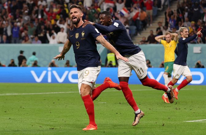 Frankrig -Giroud hylder Dembele: Så ikke en Ballon d'Or-vinder