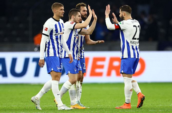 DFB Pokal -Hertha og Stuttgart pligtsejrede i DFB Pokal