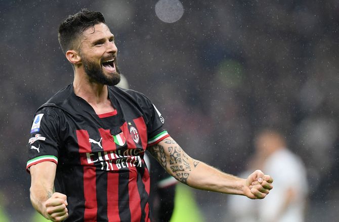 Serie A -Giroud-hattrick da Milan pryglede Sampdoria