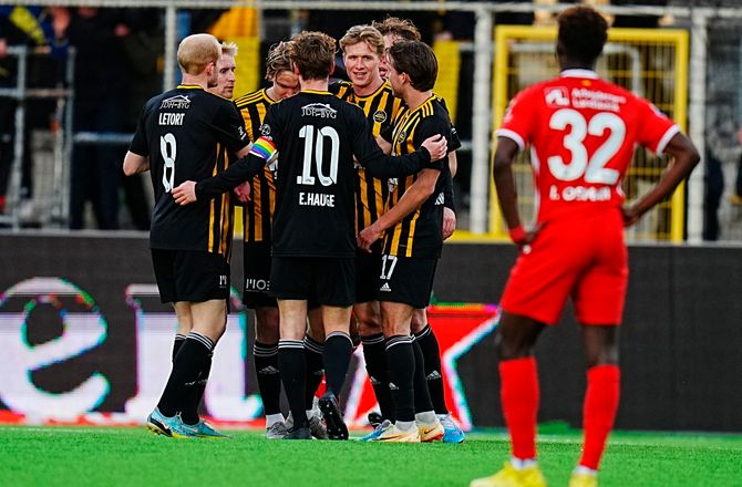 Pokalen -Aarhus F-spiller leverede drømmekasse mod FCN: Et højdepunkt i karrieren