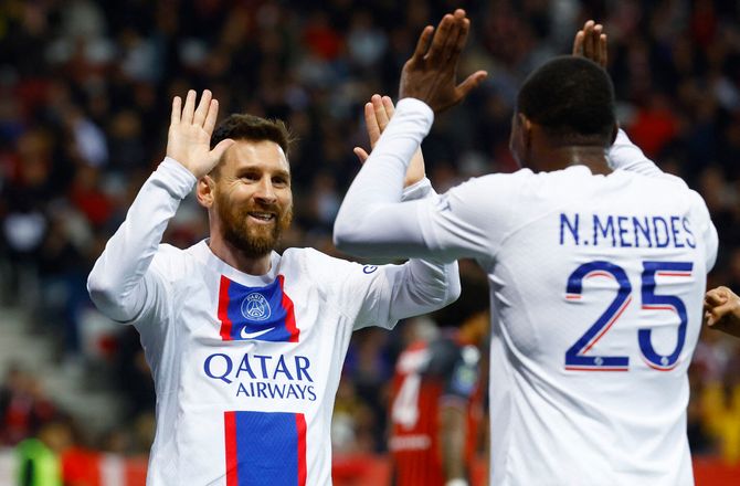 Ligue 1 -Messi skrev historie i PSG-triumf: Mest scorende spiller i Europa nogensinde