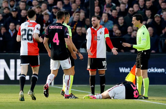 Europa League -Feyenoord-anfører jubler efter revanche: Sejren føles meget god