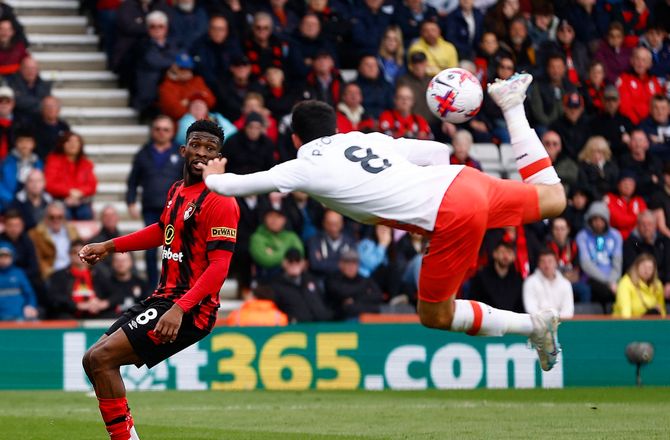 Premier League -Wow: Se Pablo Fornals score på skorpionspark