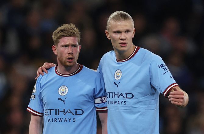 CL -De Bruyne og Haaland er med fra start i Parken