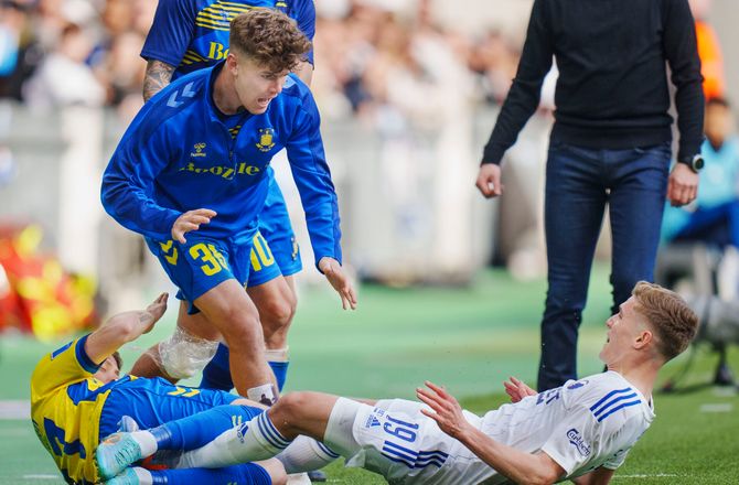 EM U21 -Jelert og Kvistgaarden er venner: Sjovt at se derby-billede