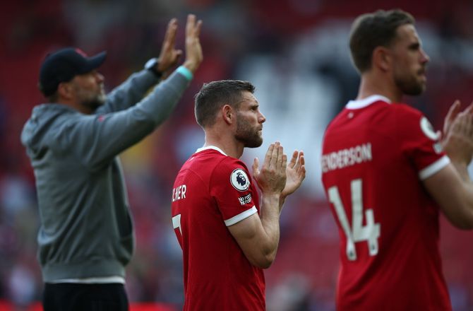 Premier League -Milner takker af i Liverpool: Jeg er tilfreds 