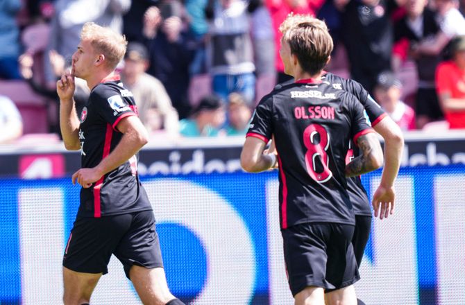 3F Superliga -Isaksen tæt på topscorertitlen: Det kræver en voldsom kanin af Mortensen
