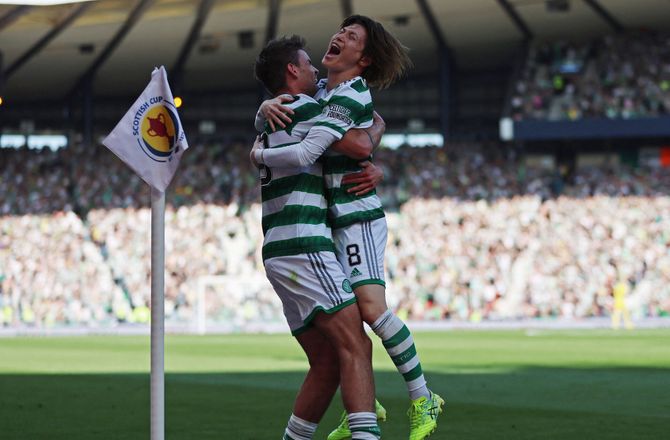 Scottish Cup -Matt O'Riley-assist da Celtic vandt The Treble