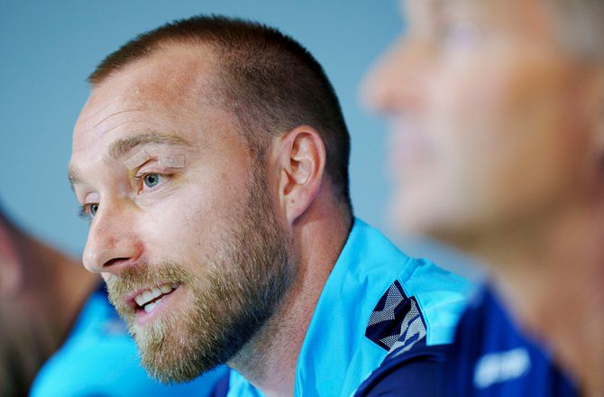 EM -Eriksen bevæger Kjær: Det var meget passende
