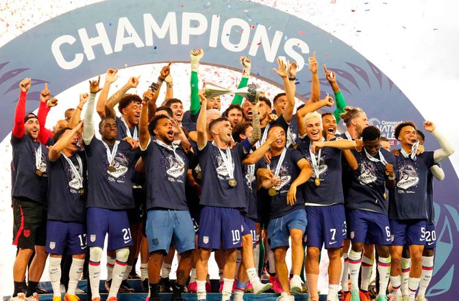 CONCACAF Nations League 1 -USA vandt Nations League-titlen efter sikker sejr over Canada