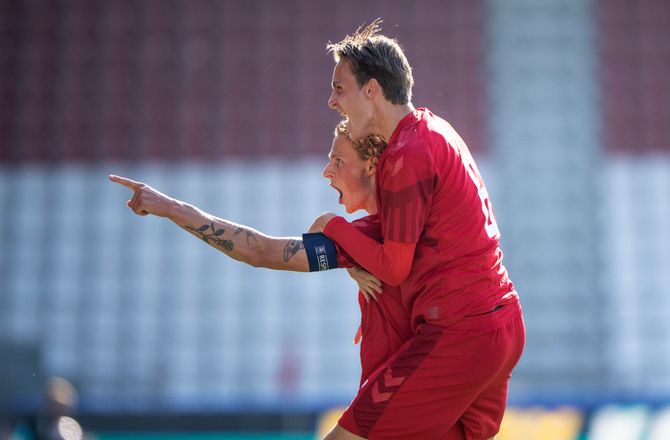 Venskabskampe U21 -Clem bar bindet: Det var da sjovt 