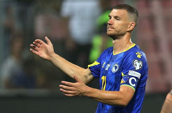 VM kval. UEFA -Dzeko efter italiensk jubel: De kan også have det svært mod os