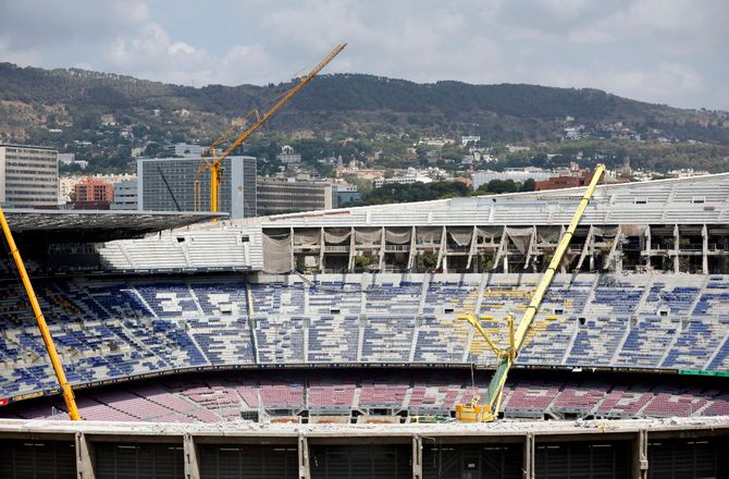 La Liga -Barça-boss vil ikke sætte dato på tilbagevenden til Camp Nou 