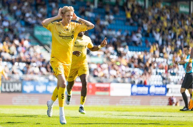 ECL -Bodø/Glimt fik godt udgangspunkt mod Bohemians efter Grønbæk-scoring