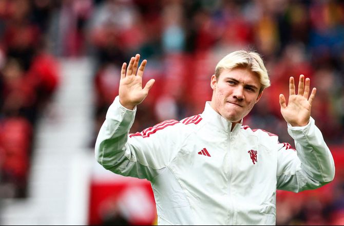 Premier League -Medie: Højlund får én million om ugen i United