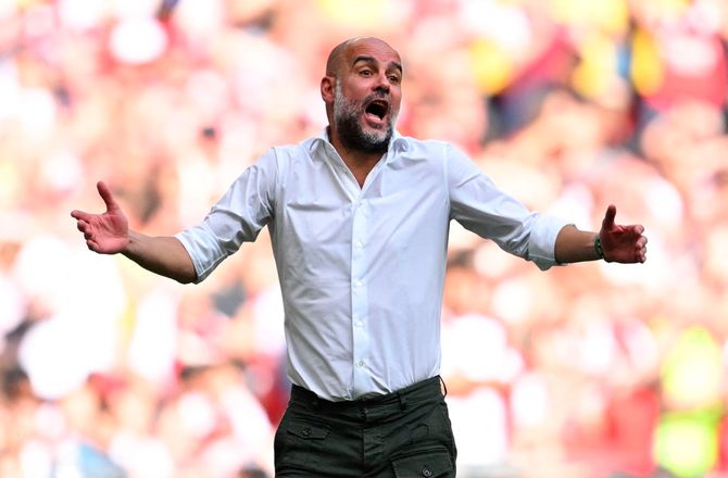 Community Shield -Guardiola om lange tillægstider: De spurgte aldrig os