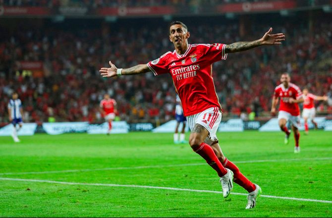 Super Cup -Benfica og Bah vandt Super Cup efter Di Maria-mål