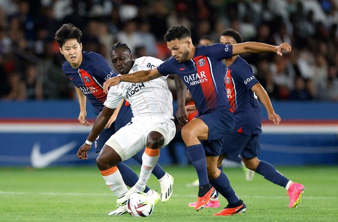 Ligue 1 -PSG skuffede uden Mbappe og Neymar