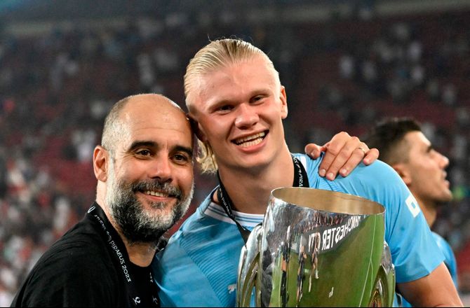 UEFA Supercup -Efter nyt trofæ: Guardiola har slået rekord