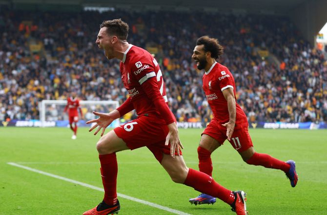 Premier League -Robertson hylder Salah: Den største