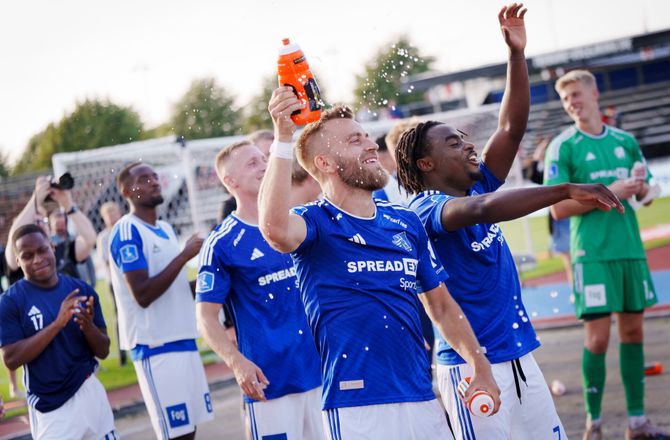Oddset Pokalen -Lyngby spillede sig i pokal-kvartfinalen efter straffedrama