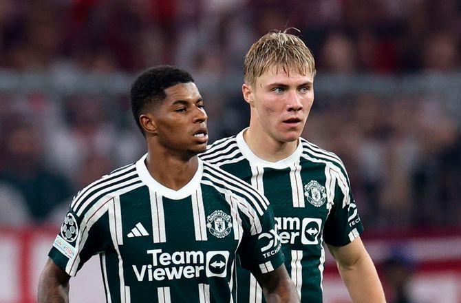 Premier League -Rashford om Højlund: Der er mange mål i ham