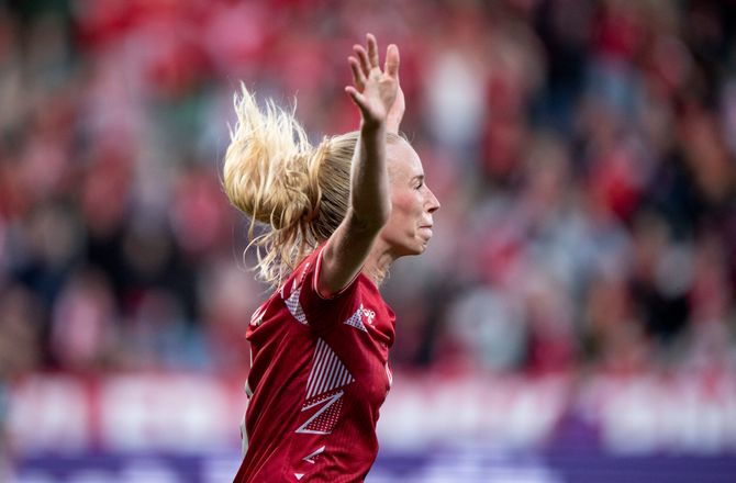 Nations League A -Amalie Vangsgaard-kasse sikrede Danmark ny sejr