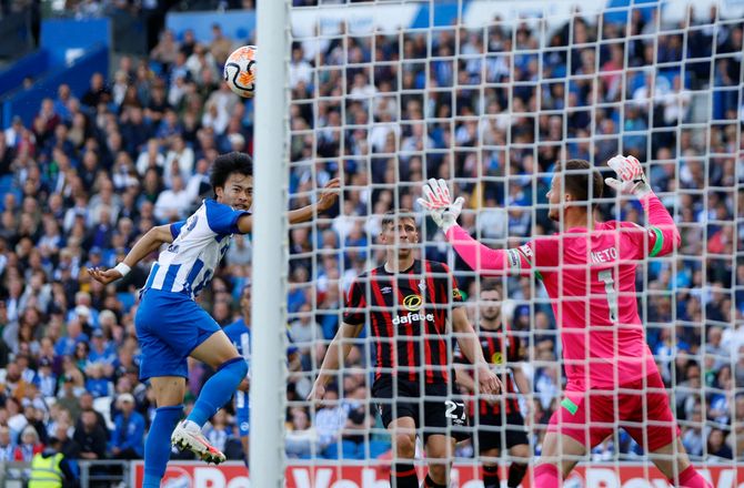 Premier League -Mitoma reparerede Brightons chokstart mod Bournemouth