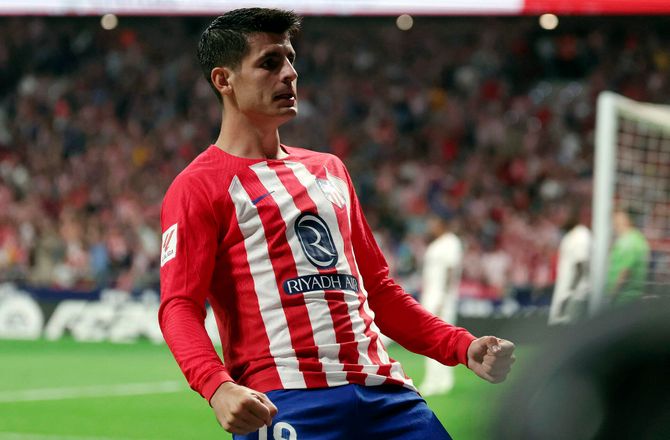 CL -Højlund forbigået: Morata kåret til rundens spiller i CL