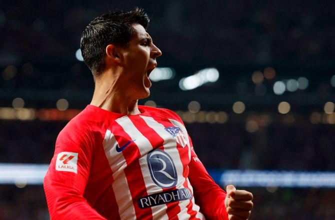 La Liga -Morata gjorde det onde ved sin gamle klub i Madrid-derby