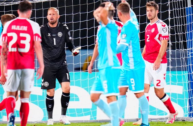 EM -Tamme Danmark tæt på katastrofe mod San Marino