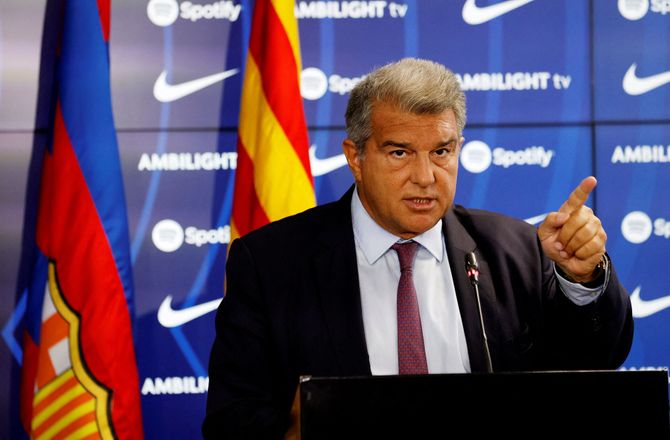 La Liga -Laporta om Messi: Den rigtige beslutning