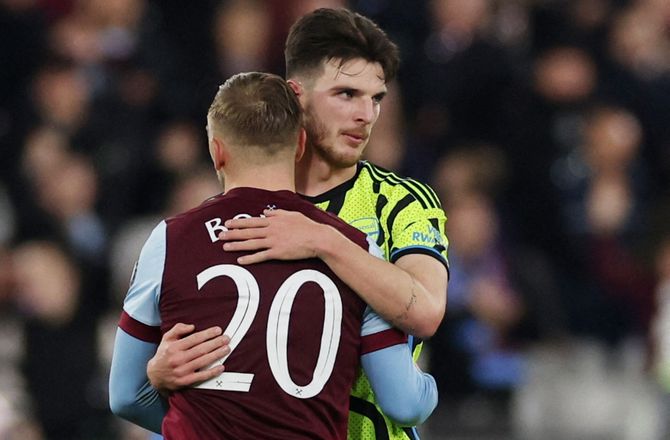 Premier League -Arsenal vil have en hjælpende hånd: Declan Rice har ringet! 