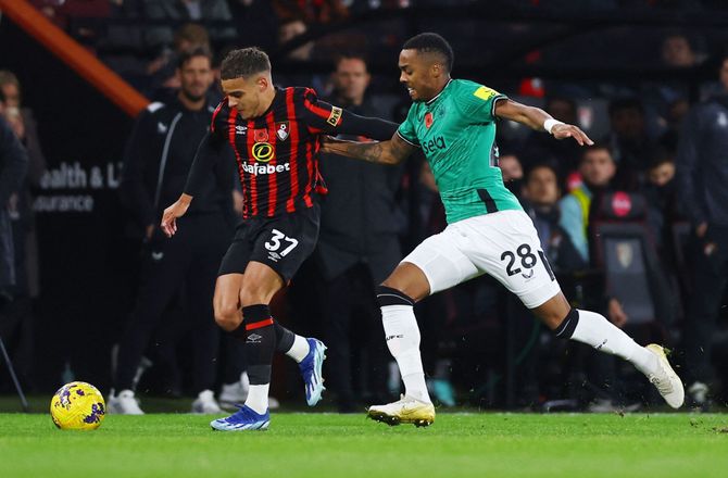 Premier League -Bournemouth må undvære back i længere tid