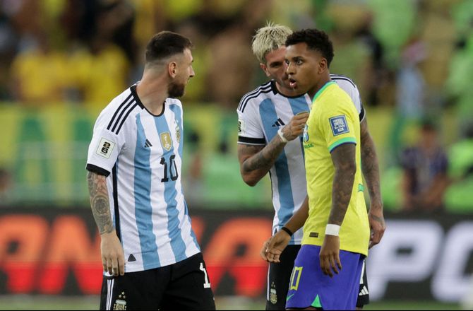 VM kval. CONMEBOL -Rodrygo udsat for racisme efter Messi-skænderi