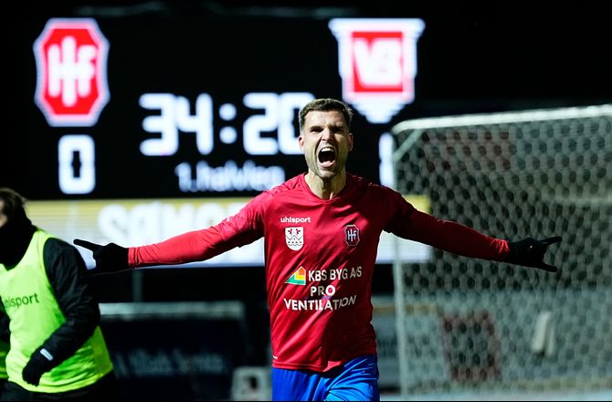 3F Superliga -Hvidovre-profil trods svær start: Jagter ti mål